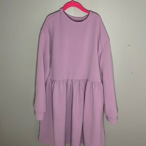 Purple flow dress